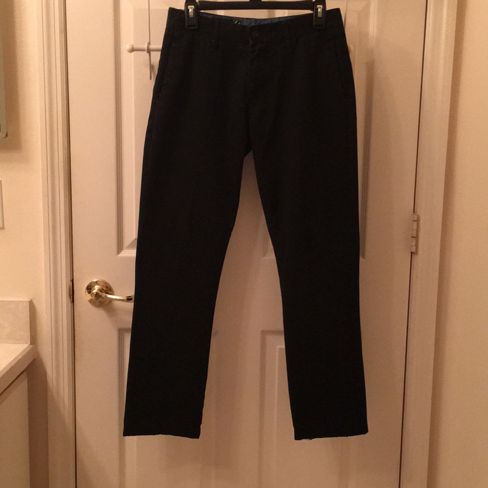 Mens size 28x30 Volcom corporate class black pant